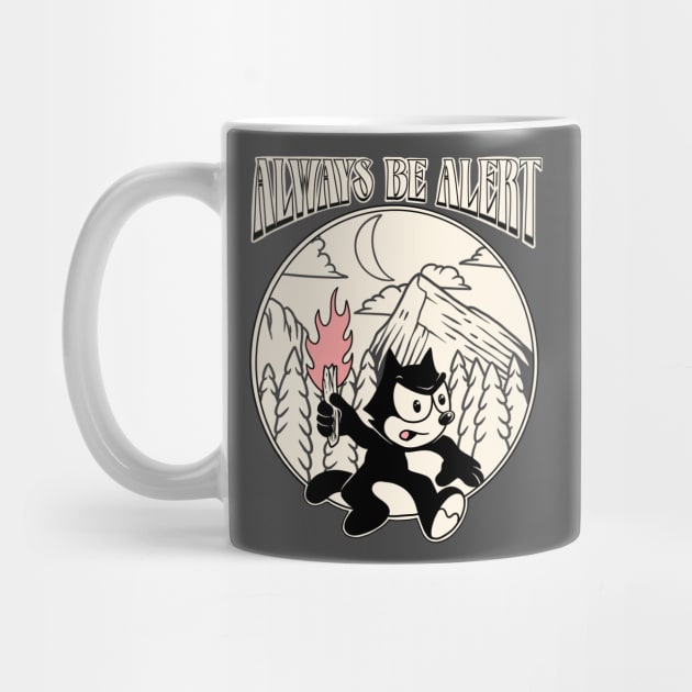 Felix the Cat Always Be Alert by jmaharart